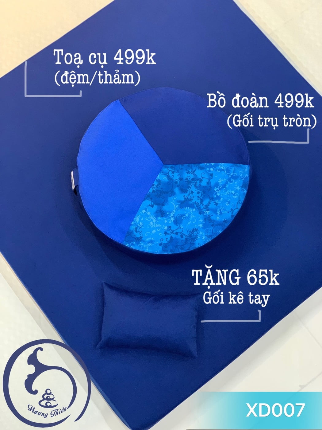Combo Bồ đoàn tọa cụ XD007 Combo Bồ đoàn tọa cụ XD007